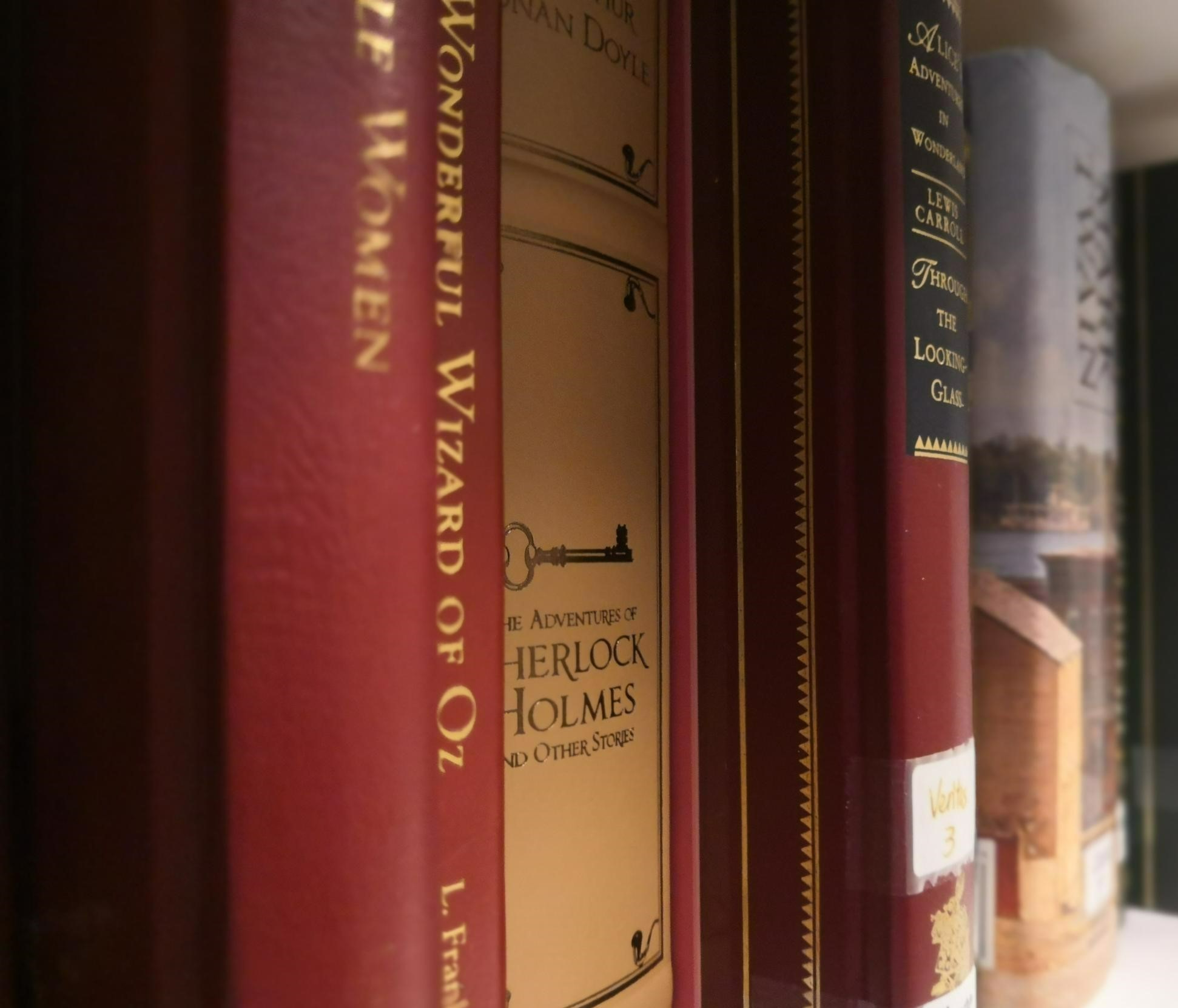 books on a shelf